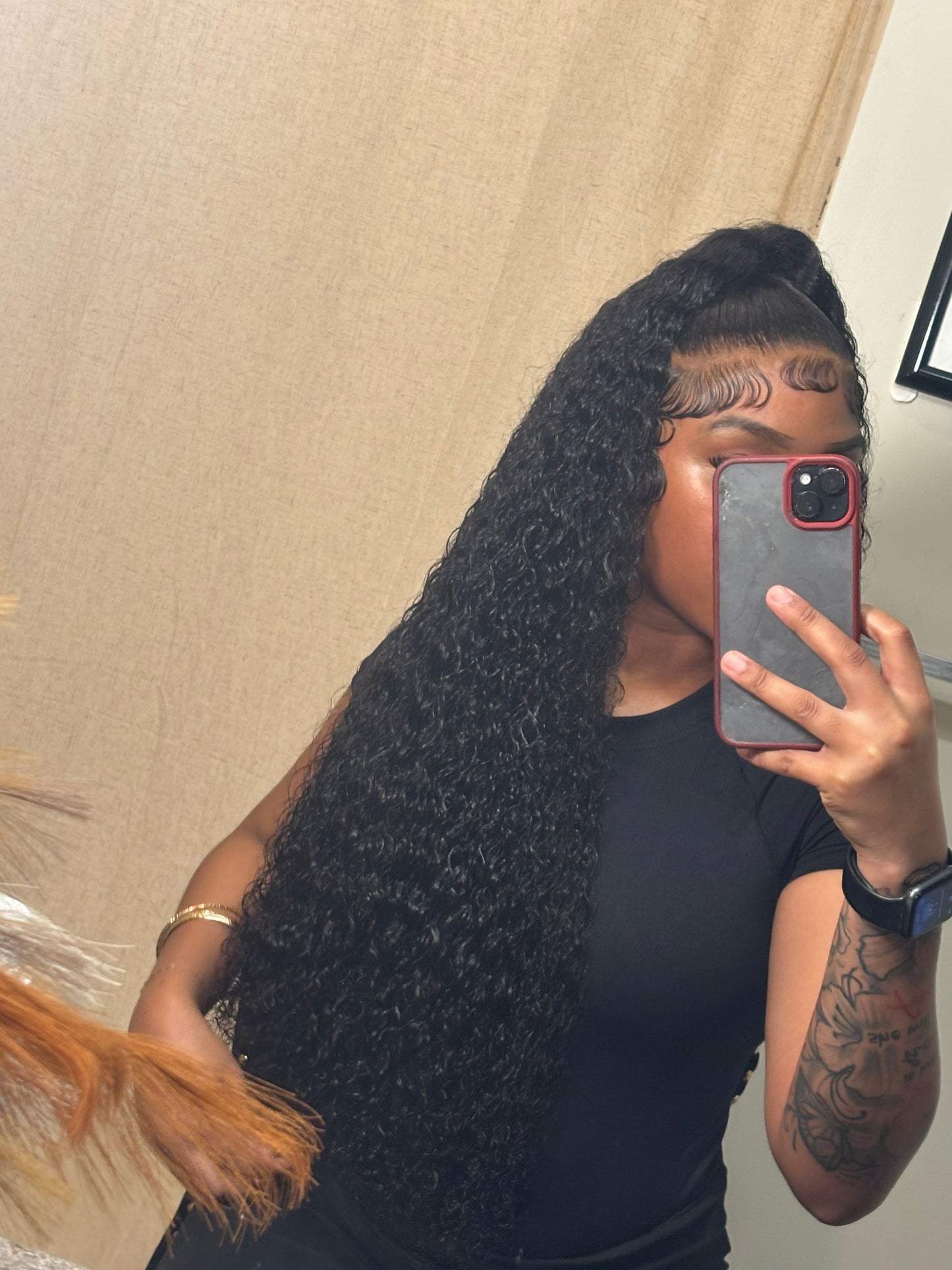 13x6 HD water wave wig