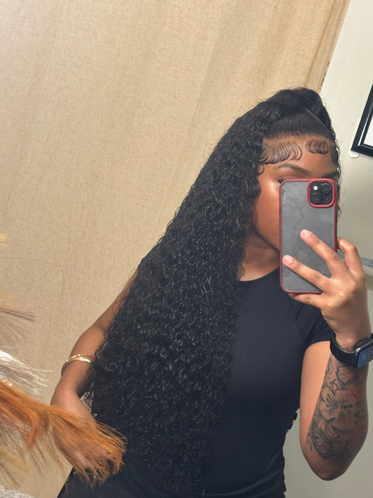 13x6 HD water wave wig